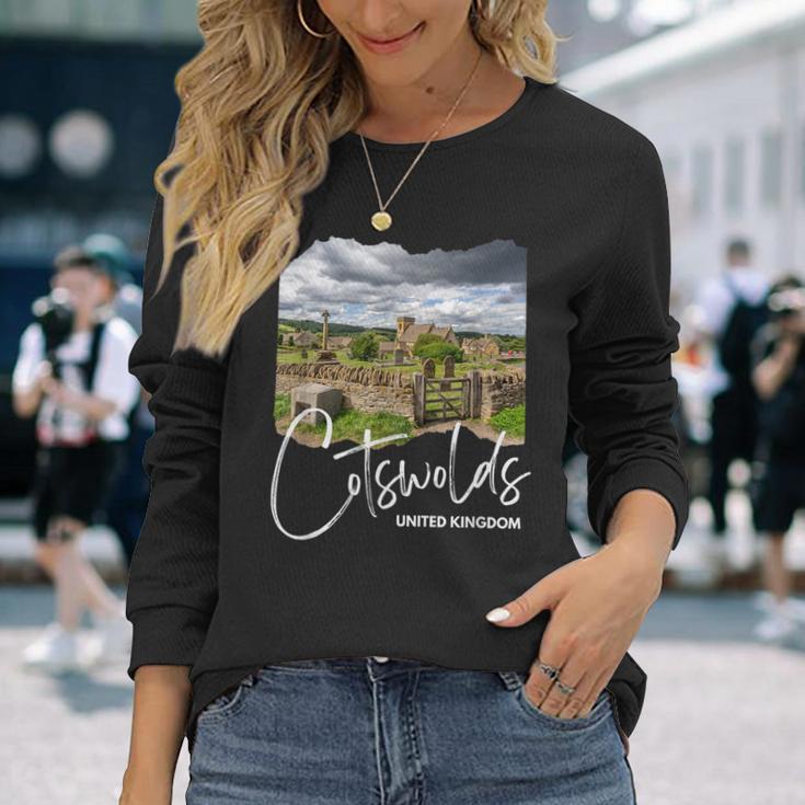 イングランド コッツウォルズ 長袖Tシャツ 彼女への贈り物