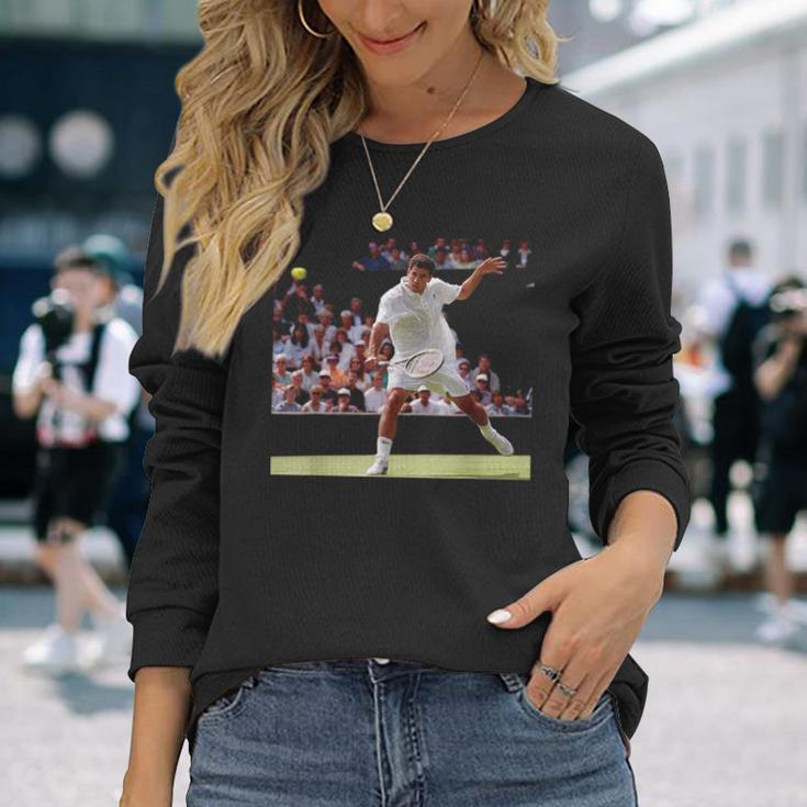 ウィンブルドン テニス ピート・サンプラス 1996 長袖Tシャツ 彼女への贈り物