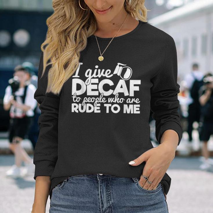 ウェイター ダイナー ウェイトレス 長袖Tシャツ 彼女への贈り物