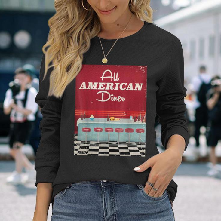オールアメリカンダイナー 長袖Tシャツ 彼女への贈り物