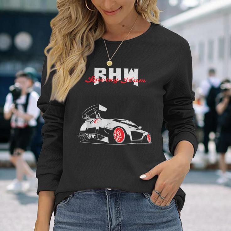 カーレース モーター愛好家 Gt R 35 ストリート Jdm ミームコイン 長袖Tシャツ 彼女への贈り物
