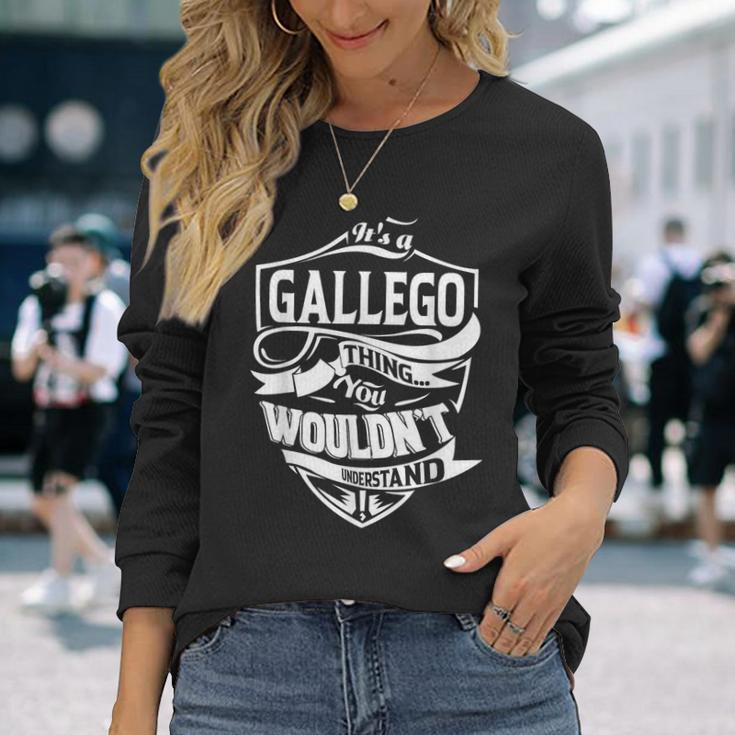 ガレゴのものですギフト 長袖Tシャツ 彼女への贈り物