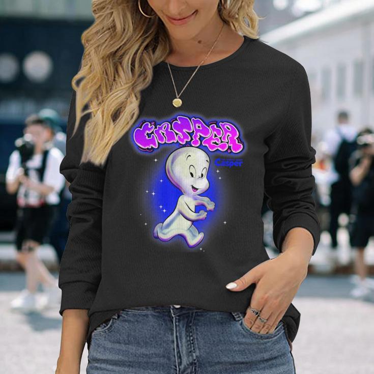 キャスパー・ザ・フレンドリー・ゴースト グラフィティ 長袖Tシャツ 彼女への贈り物
