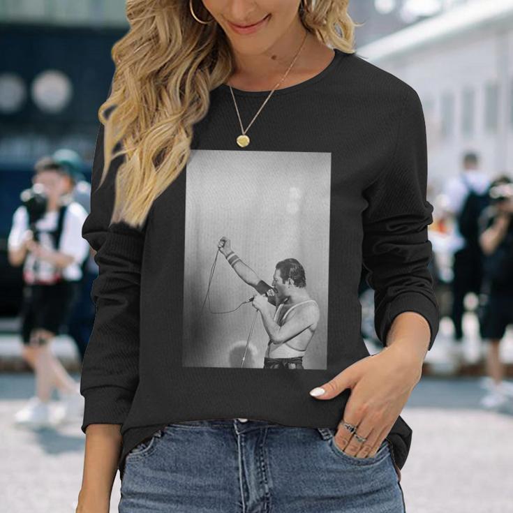 クイーン ザ ワークス ツアー フレディ マーキュリー ライブ 1984 長袖Tシャツ 彼女への贈り物