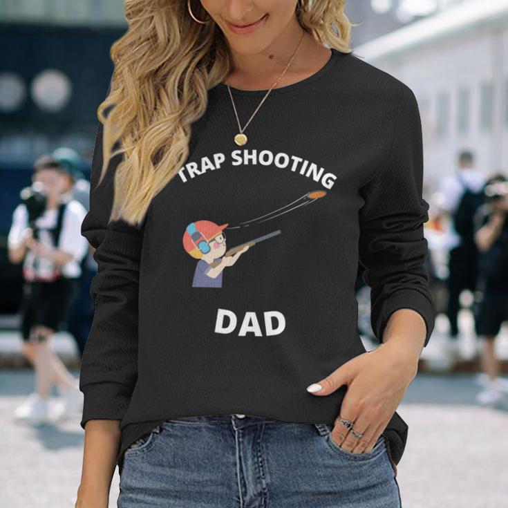 クレイトラップ 射撃 お父さん アウトドア スポーツ メンズ 長袖tシャツ 長袖Tシャツ 彼女への贈り物