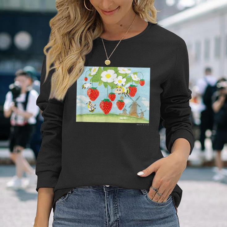 クレヨンしんちゃん ハチに変身！ 長袖Tシャツ 彼女への贈り物