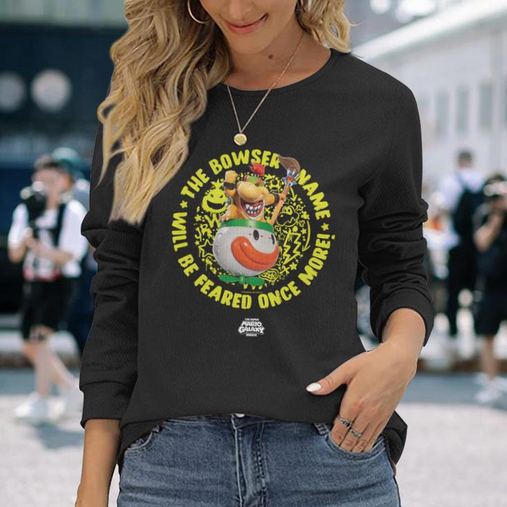 ザ・スーパーマリオギャラクシー・ムービー Bowser Jr Feared 長袖tシャツ 長袖Tシャツ 彼女への贈り物