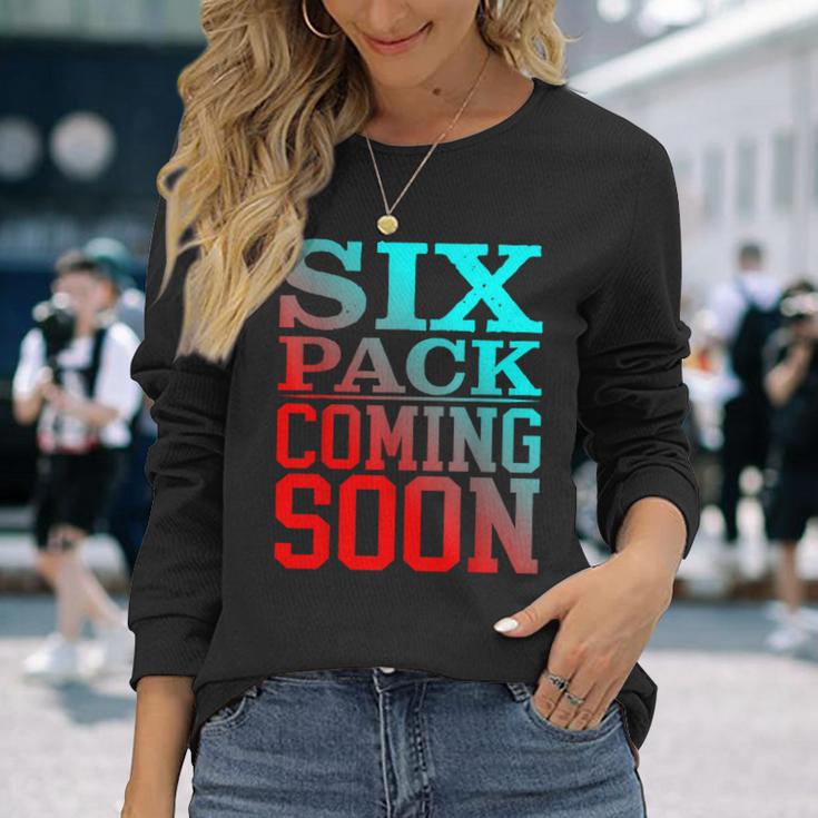 シックス パック 近日発売ix Pack Comingoon _ 長袖Tシャツ 彼女への贈り物