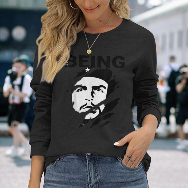 ジャストビーイングチェ・ゲバラ 長袖Tシャツ 彼女への贈り物
