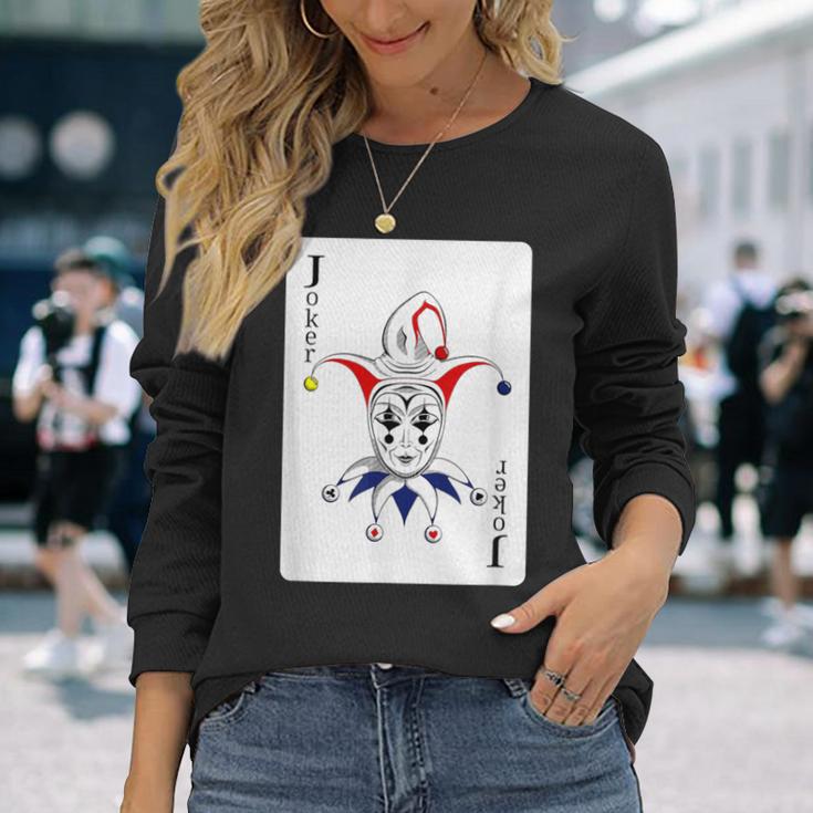 ジョーカーtシャツ トランプ 長袖Tシャツ 彼女への贈り物