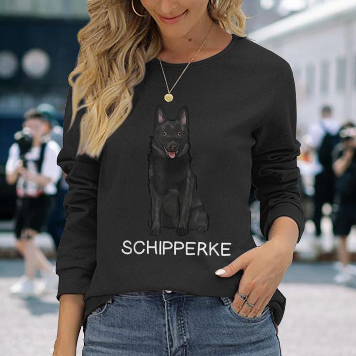 スキッパーキ 犬 長袖Tシャツ 彼女への贈り物