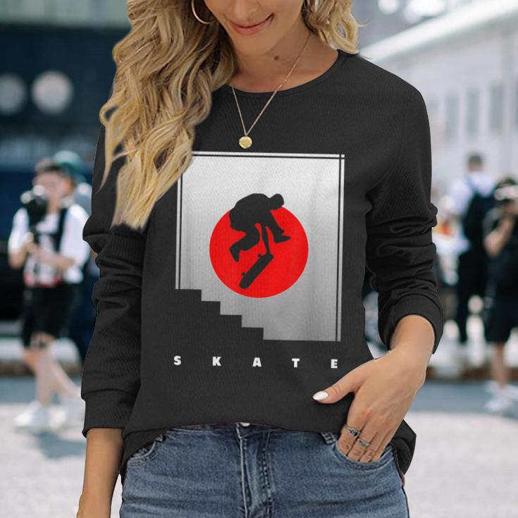 スケートボードアパレル スケートボーダー スケートボード 長袖Tシャツ 彼女への贈り物