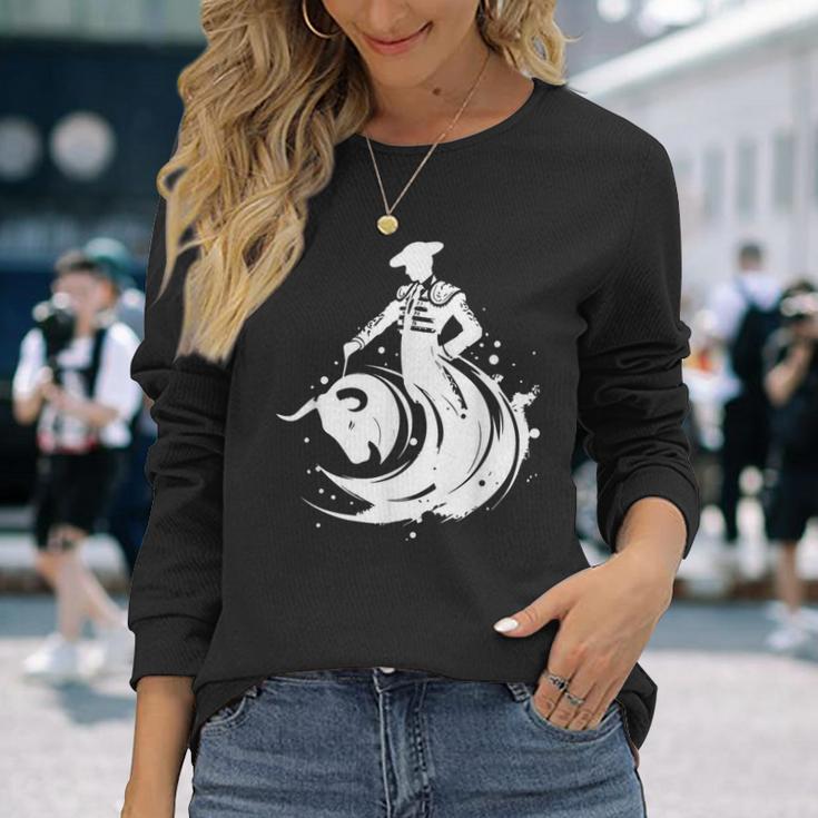 スペインの闘牛士トレロ 長袖Tシャツ 彼女への贈り物