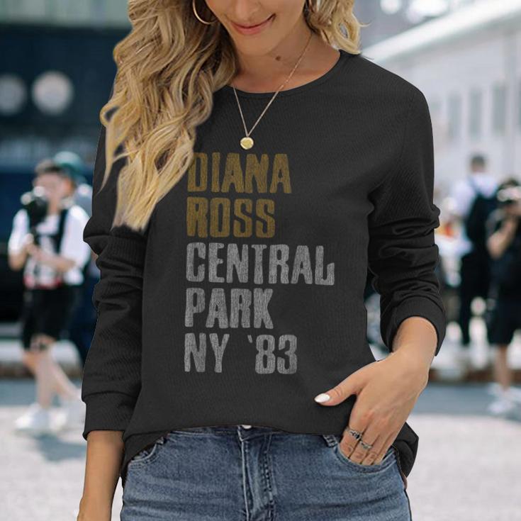 ダイアナ・ロス セントラルパーク 1983 長袖Tシャツ 彼女への贈り物