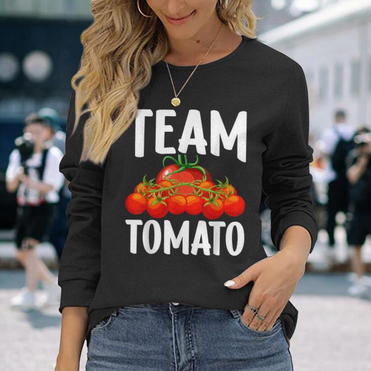 チームトマト 長袖Tシャツ 彼女への贈り物