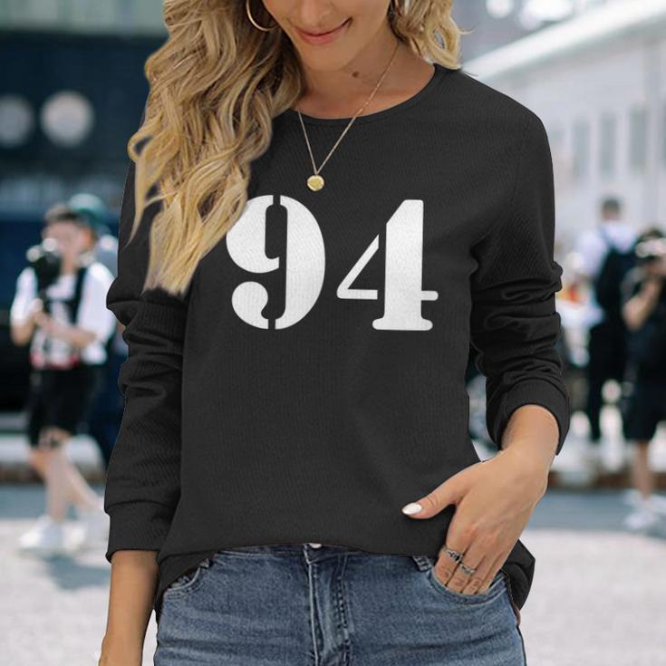 ナインティフォー 数字 94 ナンバー 長袖Tシャツ 彼女への贈り物