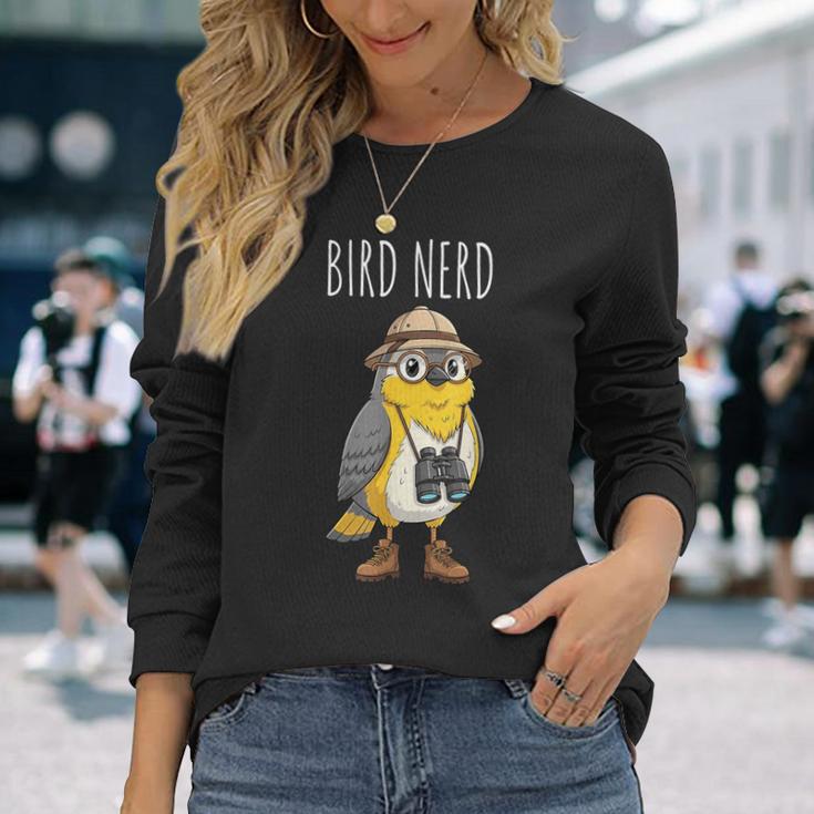 バードナードバードウォッチング 長袖Tシャツ 彼女への贈り物