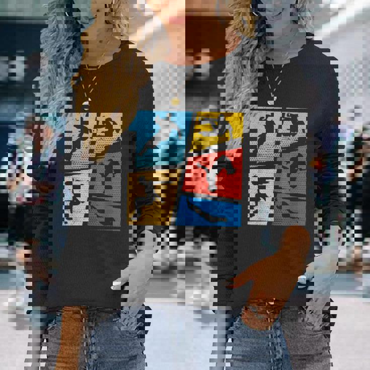 パルクール ヴィンテージ フリーランニングパルクール ランナー パルクール 長袖Tシャツ 彼女への贈り物