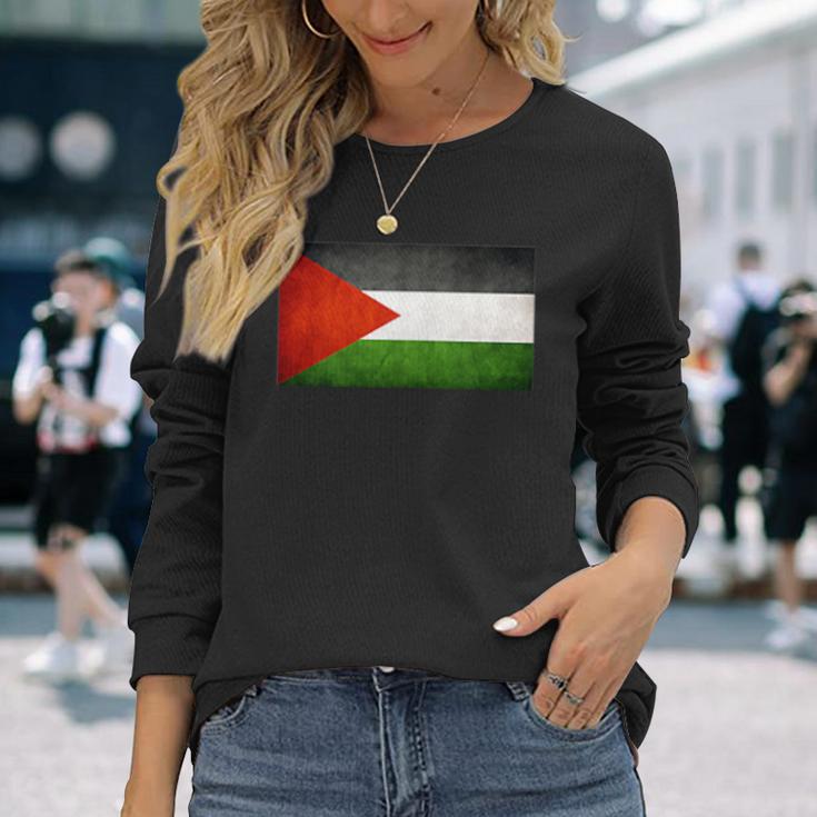 パレスチナ国旗tシャツパレスチナ国旗 長袖Tシャツ 彼女への贈り物