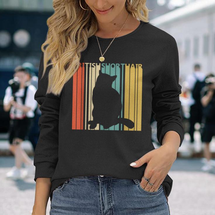 ブリティッシュショートヘア ブリティッシュショートヘア 長袖Tシャツ 彼女への贈り物