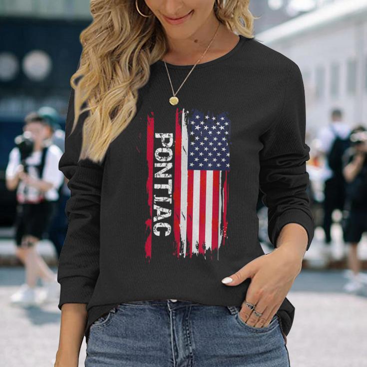 ポンティアック シティ 長袖Tシャツ 彼女への贈り物