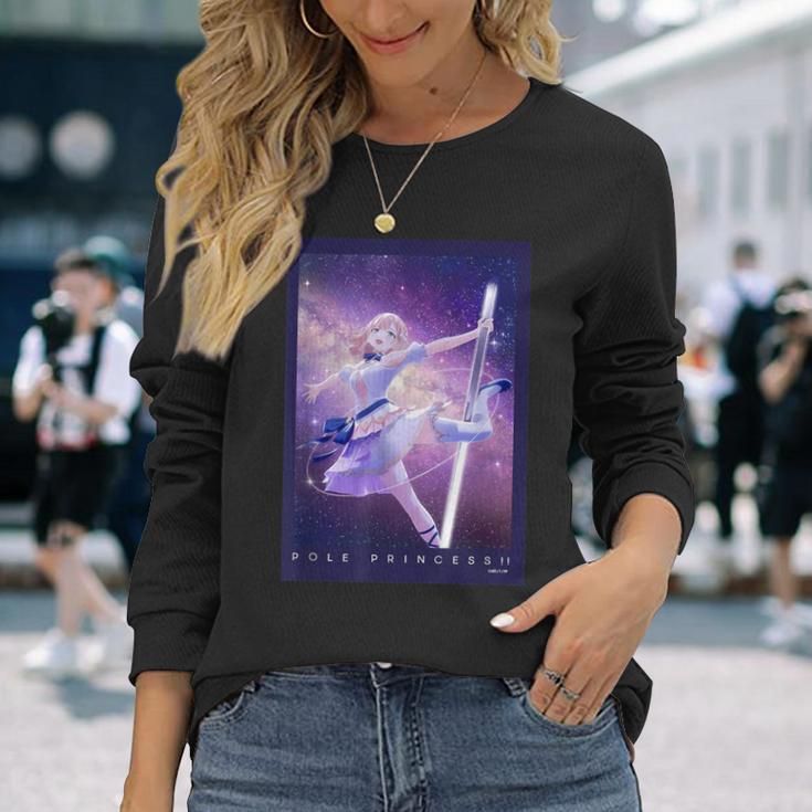 ポールプリンセス デザインa 長袖Tシャツ 彼女への贈り物
