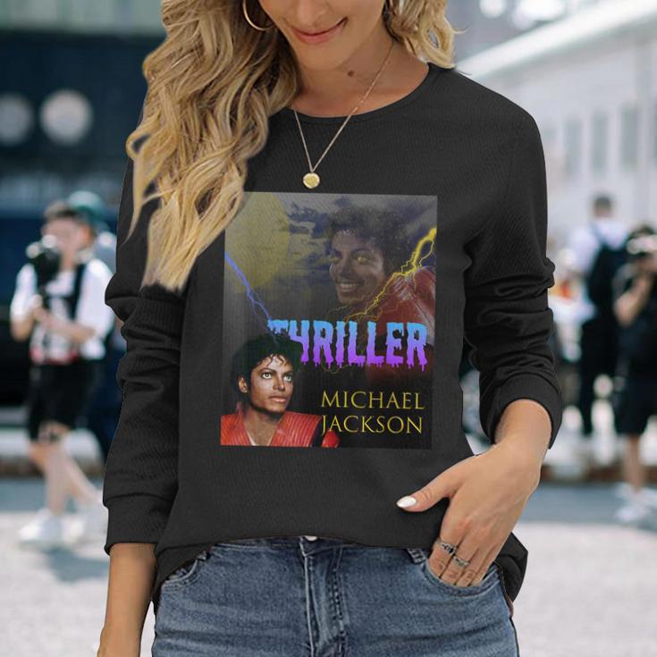 マイケルジャクソン 067 Thriller 長袖Tシャツ 彼女への贈り物