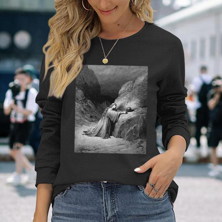 マグダラのマリア・ギュスターヴ・ドーレ ロマン主義 聖書芸術 長袖tシャツ 長袖Tシャツ 彼女への贈り物