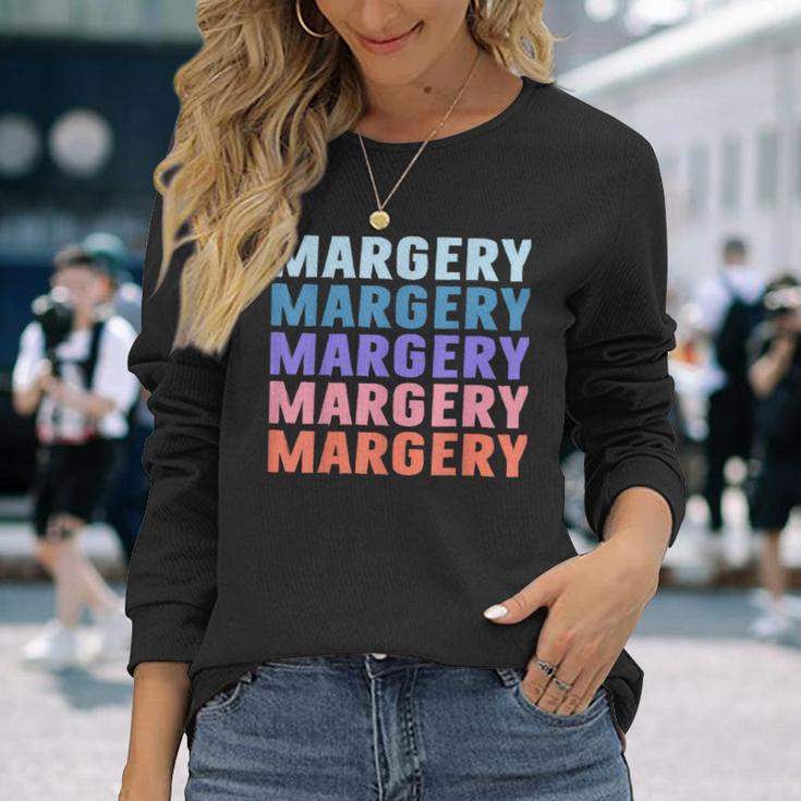 マージェリー 面白いギフト名 名前入り 長袖Tシャツ 彼女への贈り物