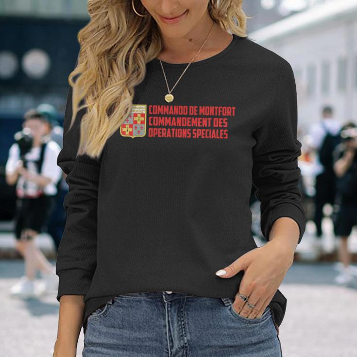 モンフォート コマンドー フランス特殊部隊 ミリタリー 長袖Tシャツ 彼女への贈り物