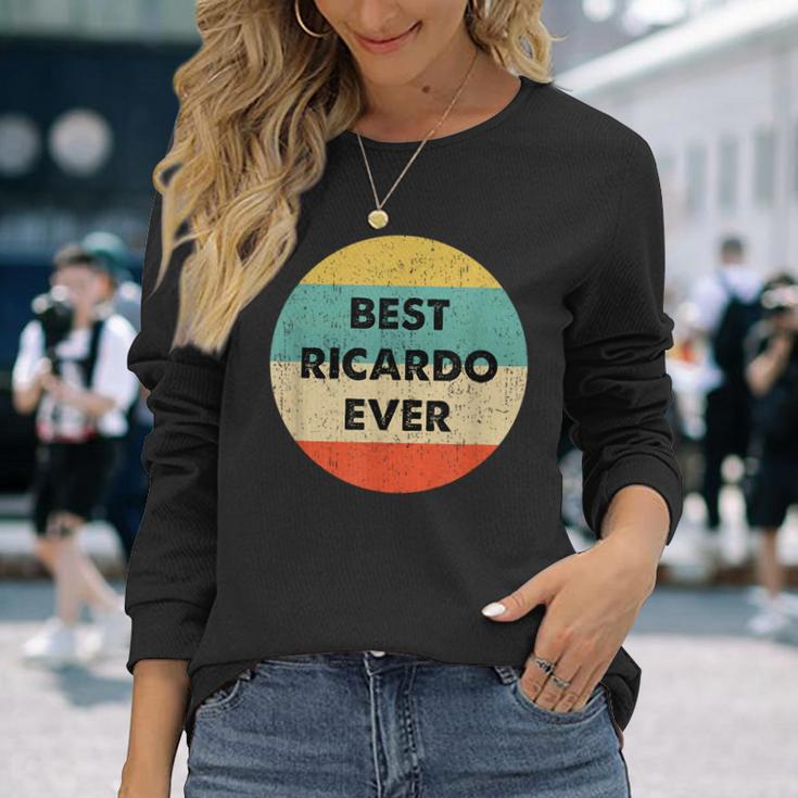 リカルド名 長袖Tシャツ 彼女への贈り物