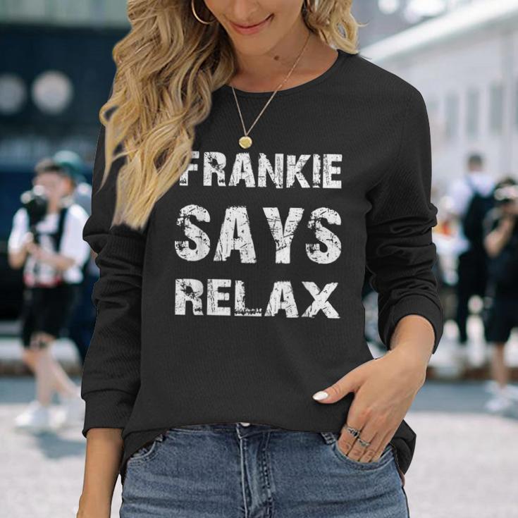 リラックスフランキー ファニー 長袖Tシャツ 彼女への贈り物