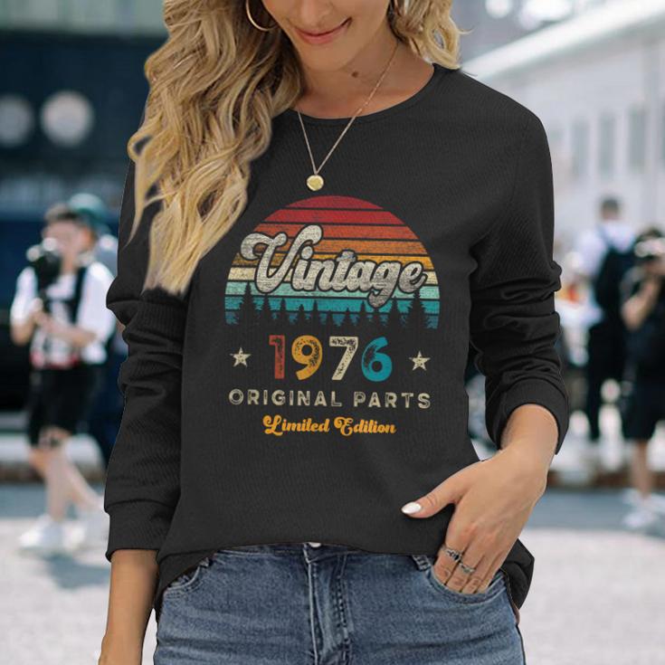 ヴィンテージ 1976 バースデー 50年限定品 長袖Tシャツ 彼女への贈り物