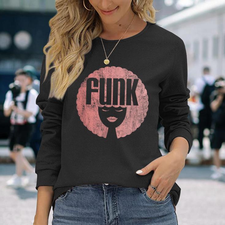ヴィンテージ 80年代 ディスコソウル音楽またはレトロダンシング ファンク 長袖Tシャツ 彼女への贈り物