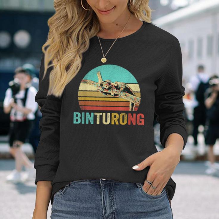 ヴィンテージ ビントロング シャツ サンセット 長袖Tシャツ 彼女への贈り物