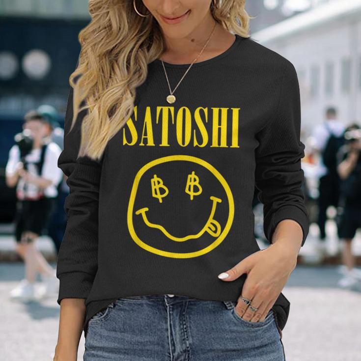 中本聡 イエロースマイル 長袖Tシャツ 彼女への贈り物