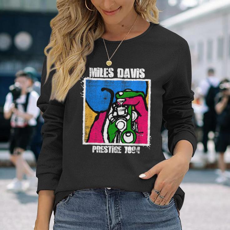 公式miles Davis Jazz Icon Merch Prestige 7094 長袖Tシャツ 彼女への贈り物