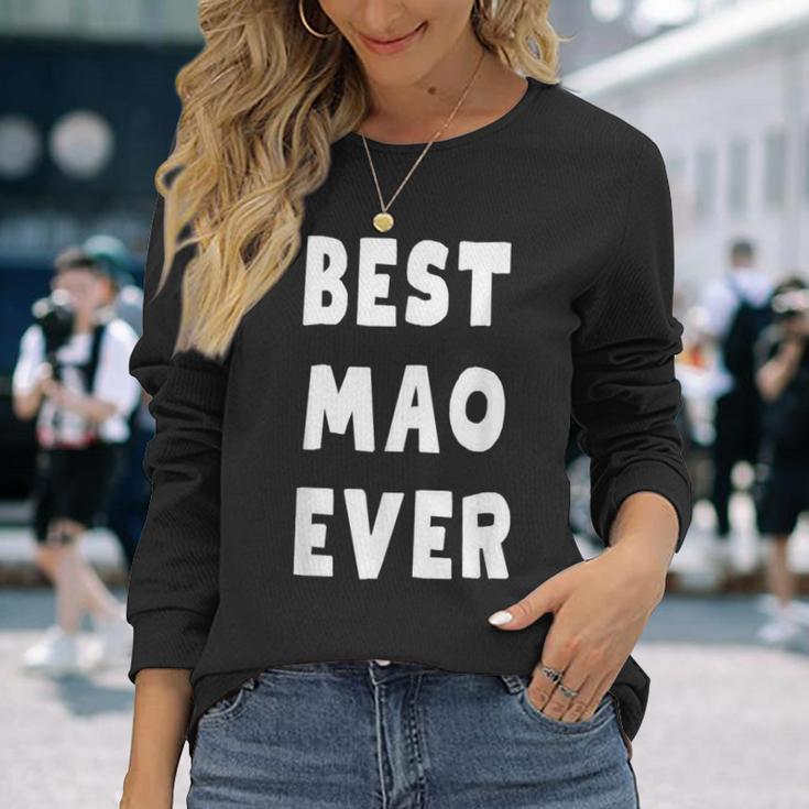 史上最高の Mao 長袖Tシャツ 彼女への贈り物