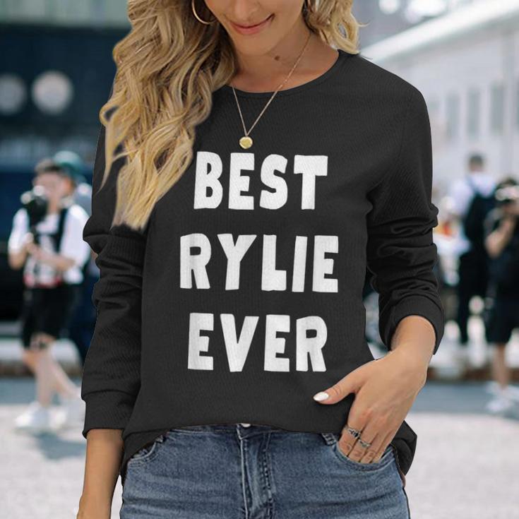史上最高の Rylie 長袖Tシャツ 彼女への贈り物