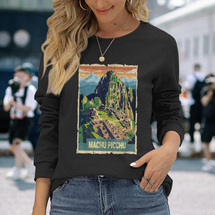 旅行 ペルー リマ マチュピチュ クスコ 家族 バケーション お土産 長袖Tシャツ 彼女への贈り物