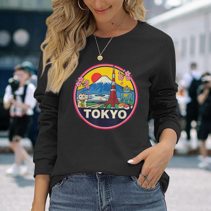 東京 日本旅行 お土産 都市 ギフト 長袖Tシャツ 彼女への贈り物