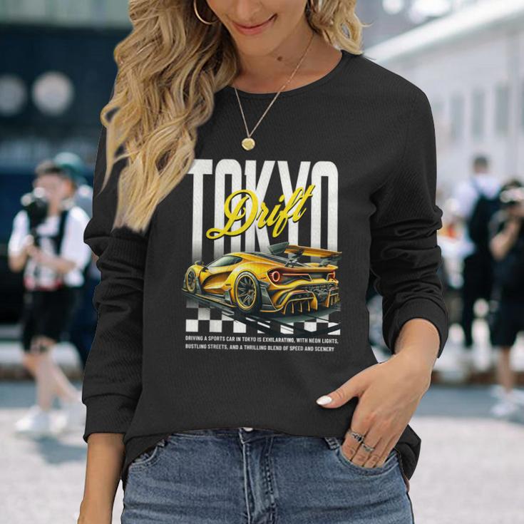 東京ドリフト 長袖Tシャツ 彼女への贈り物