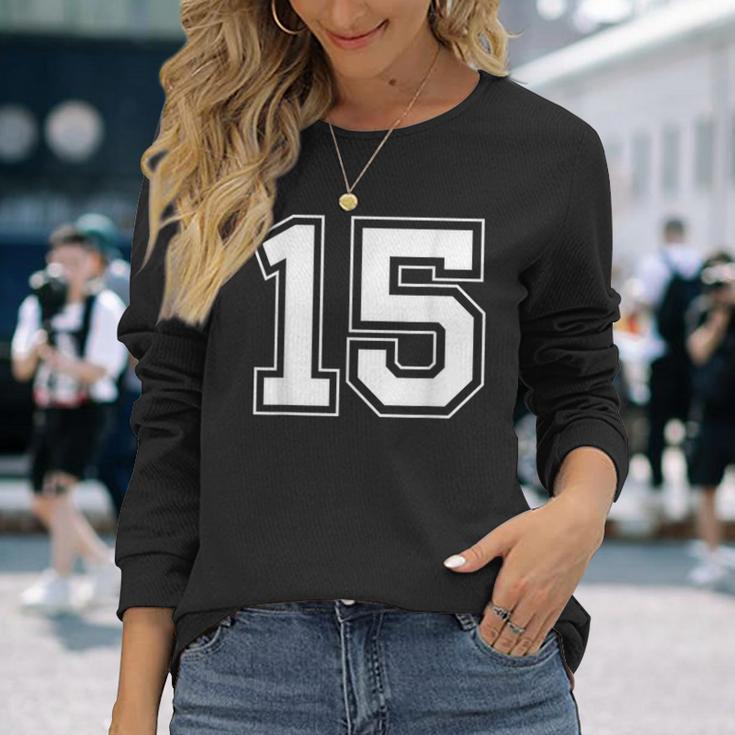 番号15 長袖Tシャツ 彼女への贈り物