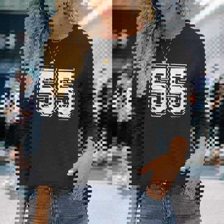 番号55 長袖Tシャツ 彼女への贈り物