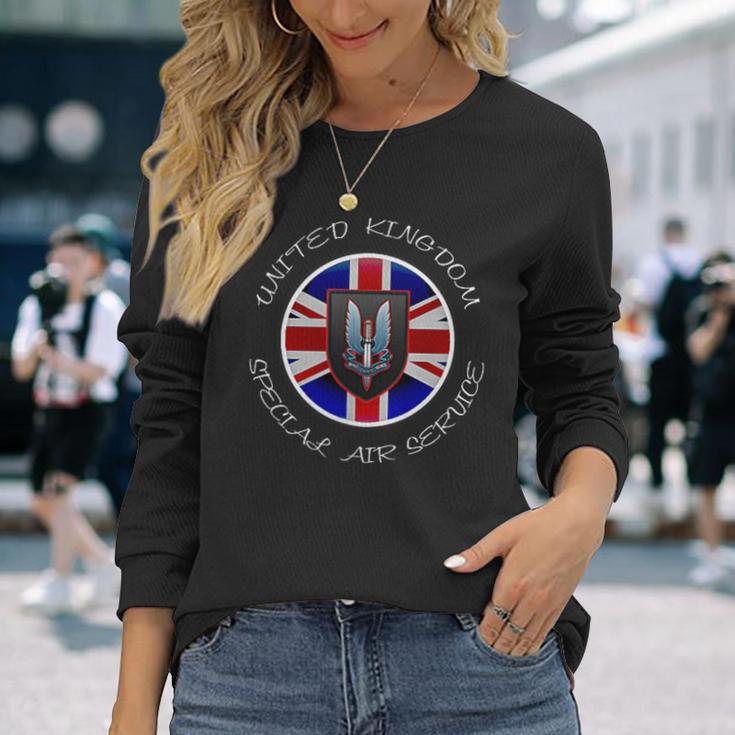 英国特殊航空サービス 特殊部隊 長袖Tシャツ 彼女への贈り物