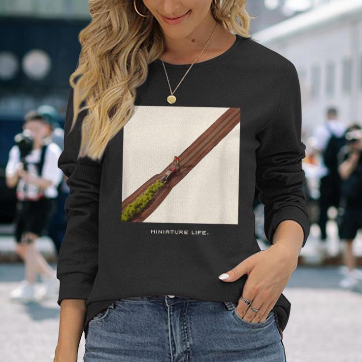 草いものには蓋をする 長袖Tシャツ 彼女への贈り物