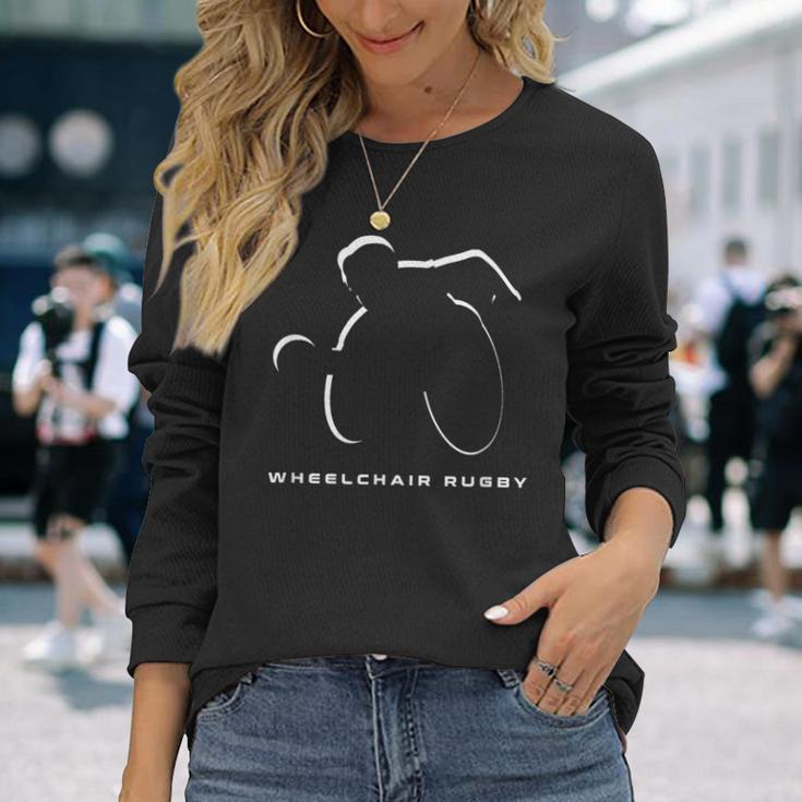 車いすラグビー服 車いすラグビー 長袖Tシャツ 彼女への贈り物