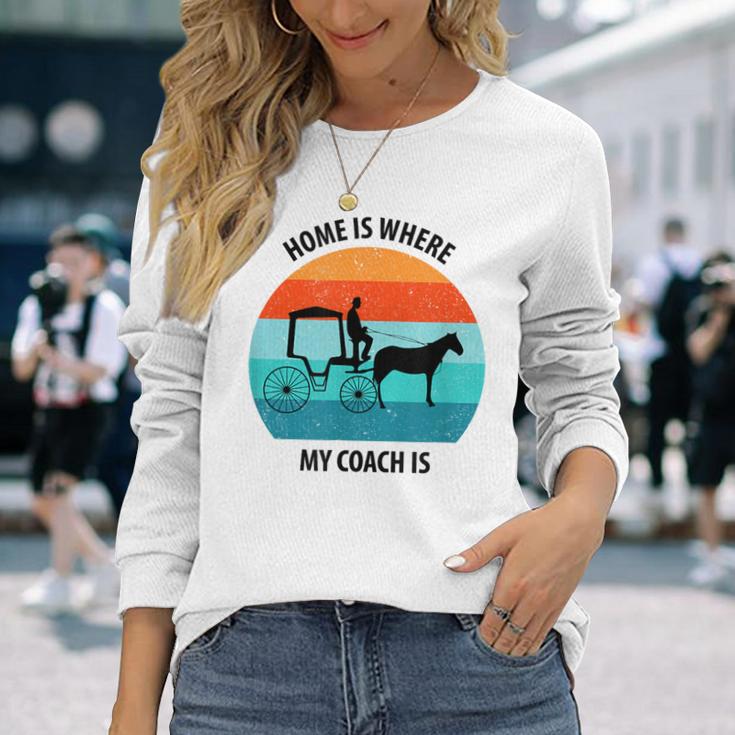 Coachman 馬車 馬車 職業格言 長袖Tシャツ 彼女への贈り物