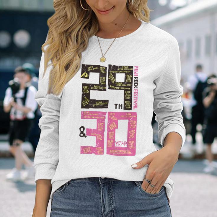 Fuji Rock 2026 29Th & 30Year Amazon Limited Yellow 長袖Tシャツ 彼女への贈り物