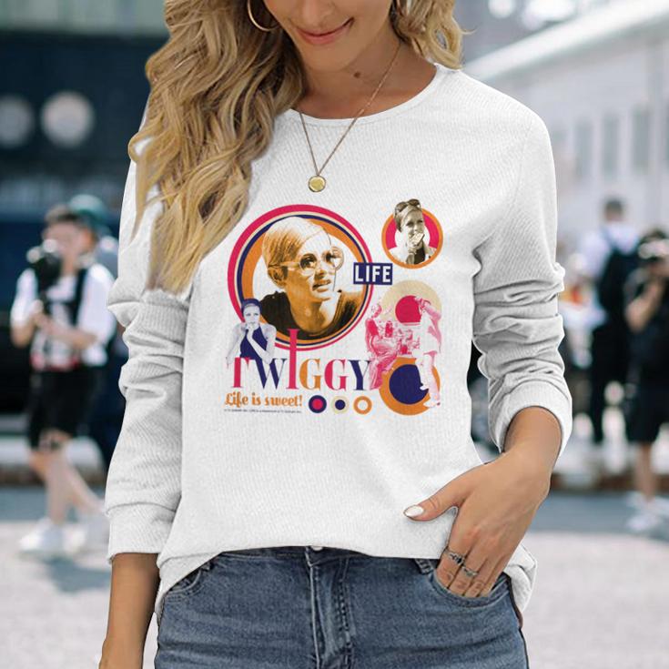 Life Picture Collection _ ツイッギー3 長袖Tシャツ 彼女への贈り物
